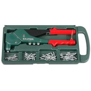 Заклепочник поворотный "KRAFTOOL" под заклепки алюминий сталь и нерж. d. 2.4, 3.2, 4.0, 4.8мм. 31176 в Перми 