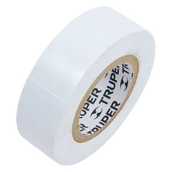 Изолента Truper акрил, 9м. ширина 19мм белая M-22B 13515 в Перми