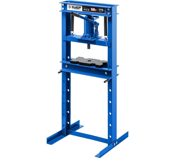 Пресс гидравлический напольный ЗУБР Профессионал ПГД-12 с домкратом 12т 43070-12