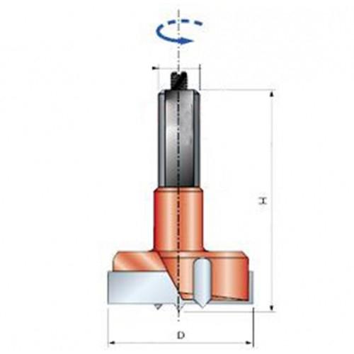 Сверло левое глухое Freud 35мм РС04MS-353