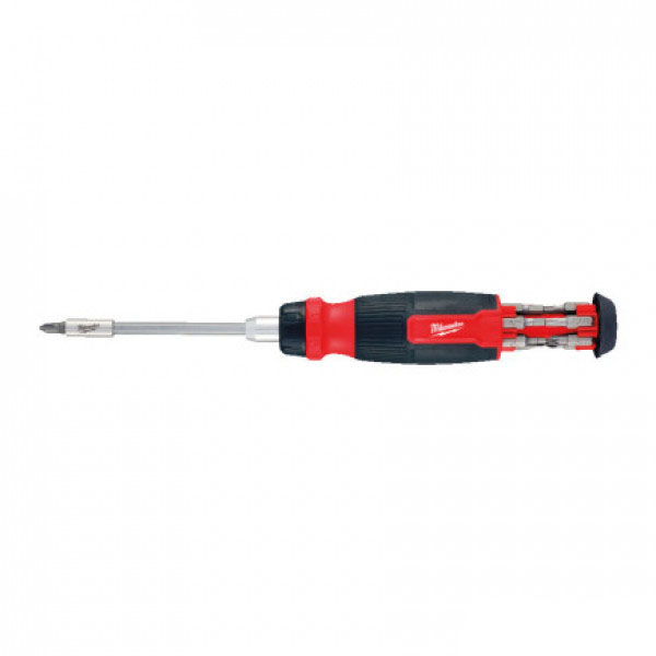 Отвертка Milwaukee универсальная с трещоткой со смен. вставками (PH/PZ/TX/HEX/SL) 14 в 1 4932480582