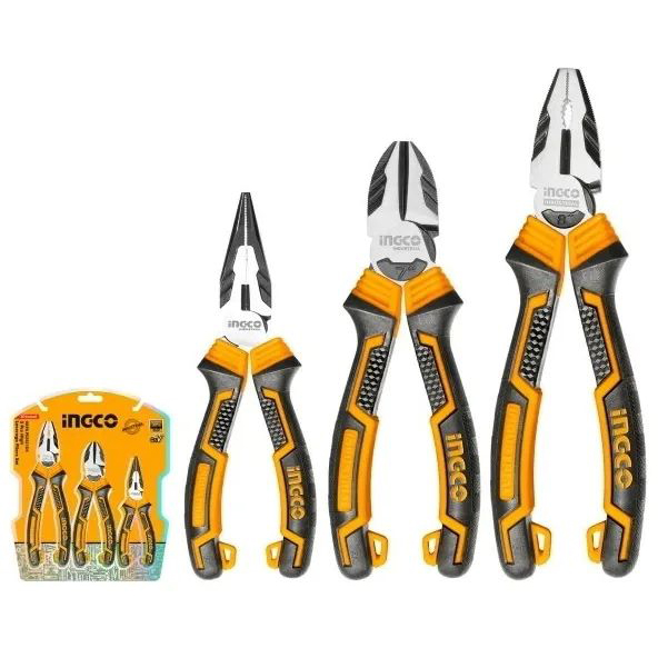 Набор плоскогубцев INGCO HKHLPS2831DS 3 шт. INDUSTRIAL в Перми 