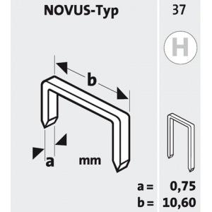 Степлер "Novus" молотковый 4-6мм,J021H в Перми 