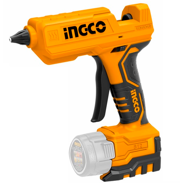 Аккумуляторный термоклеевой пистолет INGCO CGGLI1201