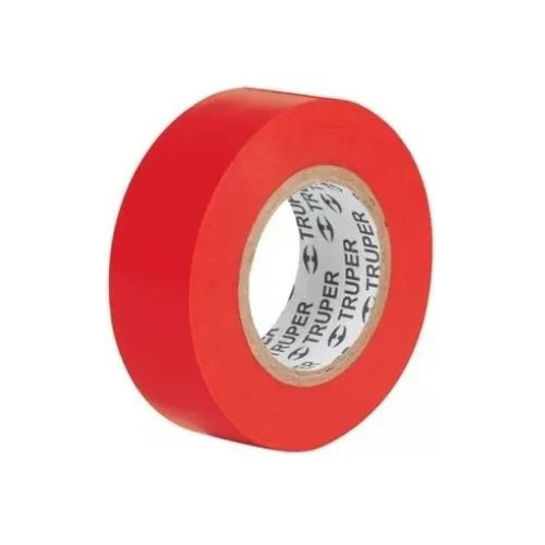 Изолента Truper акрил, 9м. ширина 19мм красная M-22R 13513 в Перми