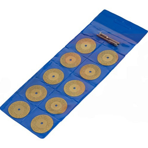 Набор алмазных дисков DLT TiN покрытие 30мм 10шт  1503 в Перми