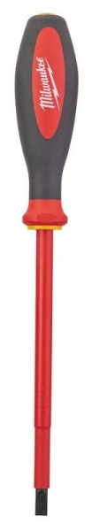 Отвертка Milwaukee  изолированая VDE SL1,2x6,5 x150, шт