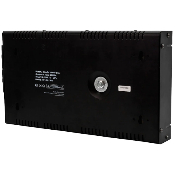 Стабилизатор напряжения Quattro Elementi Stabilia 2000W-Slim (2000 BA, 140-270 B, 4.1кг) настенный  772-586 в Перми