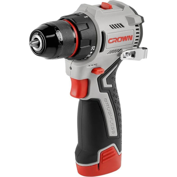 Дрель-шуруповерт аккумуляторная CROWN CT21129HMX-2 BMC в Перми