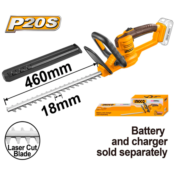 Аккумуляторный кусторез INGCO CHTLI20018 в Перми