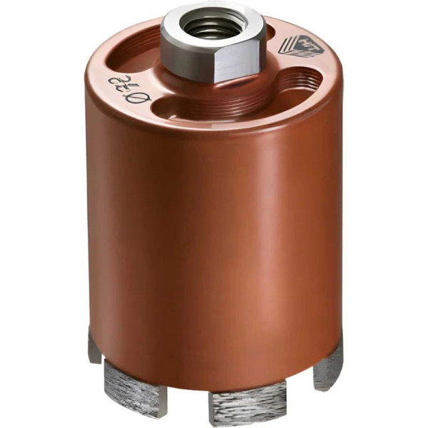 Коронка алмазная АДЕЛЬ Серия DH-DE400 Ø72/65 M16 R 6LSP ДУУ00005755 в Перми