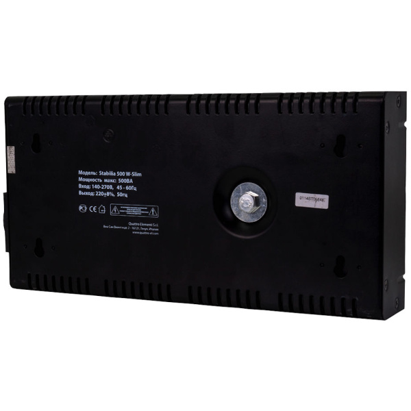 Стабилизатор напряжения Quattro Elementi Stabilia 500W-Slim (500 BA, 140-270 B, 2.3кг) настенный  772-555 в Перми