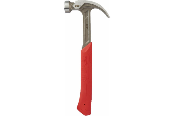 Молоток стальной Milwaukee с закругленным гвоздодером 570 г 4932478656