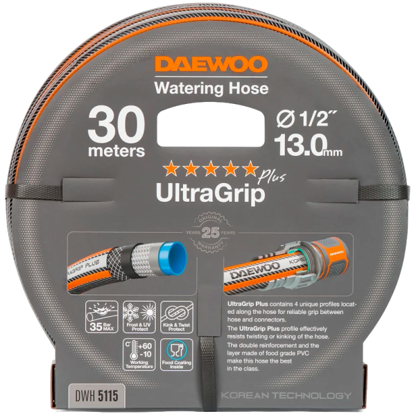 Шланг UltraGrip  диаметром 1/2" (13мм), длина 30 метров DAEWOO DWH 5115 в Перми