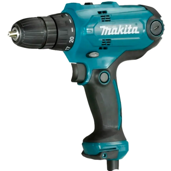 Дрель-шуруповерт сетевая безударная Makita DF0300 + набор бит в подарок
