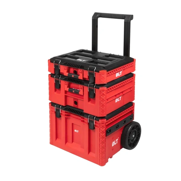 Система хранения инструментов №1 DLT RED PRO кейс №5, №4, кейс-тележка №2  4050 в Перми 
