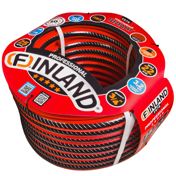 Шланг поливочный FINLAND ПВХ 3/4" 25м  2576 в Перми