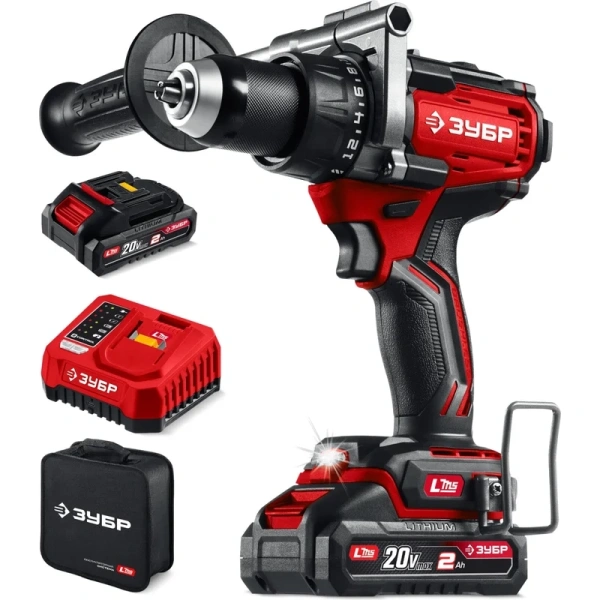 Дрель-шуруповерт ЗУБР бесщеточная  ДБ-165-22 