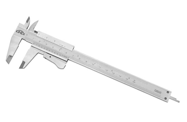 Штангенциркуль "Kinex" 150мм. шаг 0,05мм. кнопочный фиксатор  6000-4
