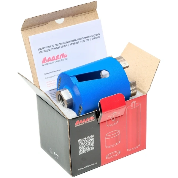 Коронка алмазная АДЕЛЬ SF-D70 Ø82/65 M16 TR 6LSP ДУУ00005775 в Перми