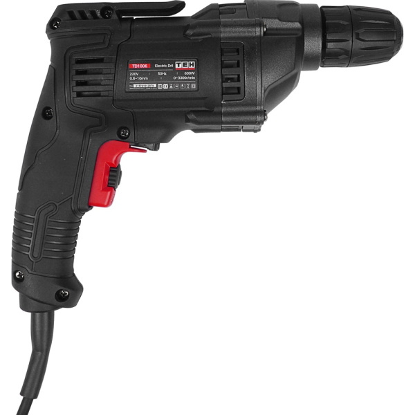Дрель безударная TEH TD1006 Мощность 600 Вт., быстрозажимной патрон 10 мм. 0-3300 об\мин. Мах даметр све в Перми