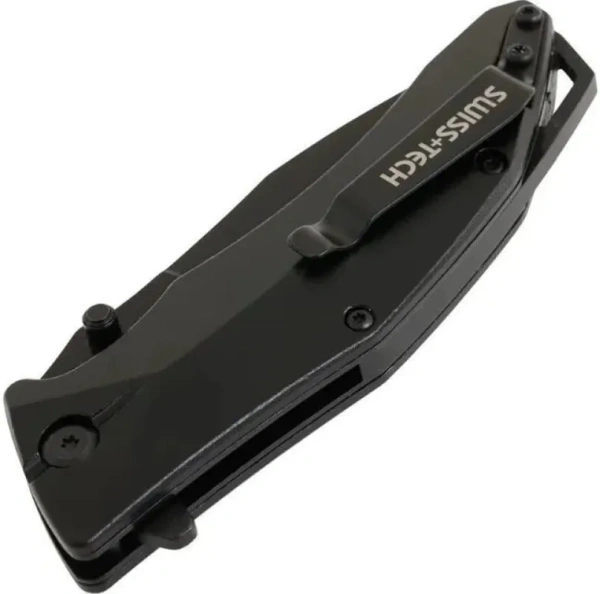 Нож складной SWISS+TECH сталь 4CR13 рукоять нейлон  ST014021 в Перми 