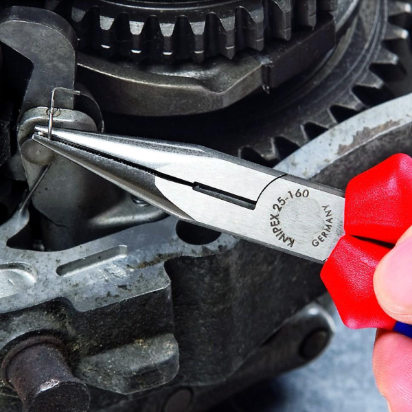 Плоскогубцы KNIPEX полукруглые с режущими кромками радиомонтажные KN-2502160 в Перми 