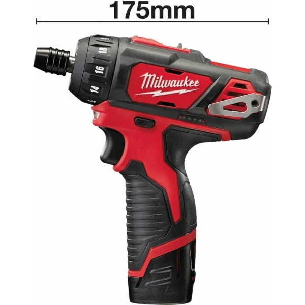 Аккумуляторный безударный шуруповерт Milwaukee M12BD-202C 4933441900