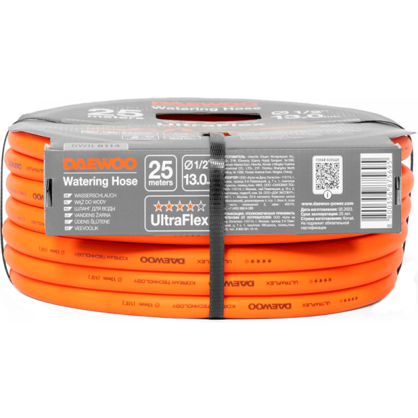 Шланг DAEWOO UltraFlex  диаметром 1/2" 13мм, длина 25 метров  DWH 8114 в Перми