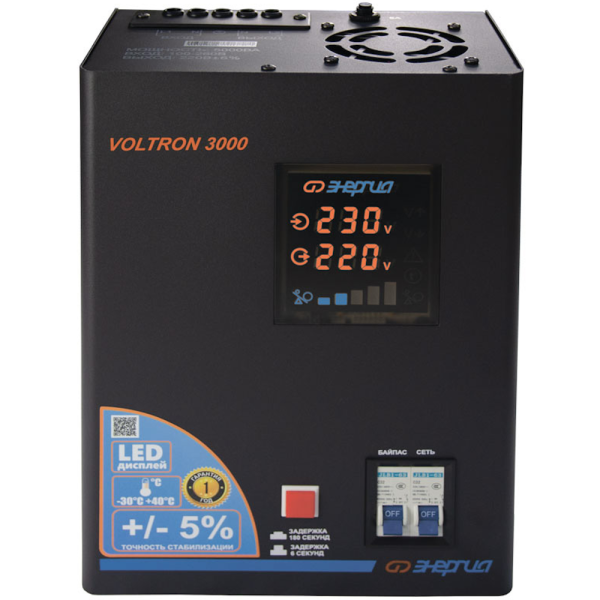 Стабилизатор напряжения ЭНЕРГИЯ Voltron 3000 E0101-0157 в Перми