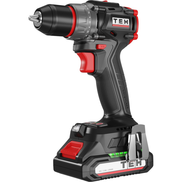 Аккумуляторная дрель TEH TDBL420-2B 20V+фонарь LL1810 PROMOTDBL420-2B 20V+фонарь LL1810 в Перми