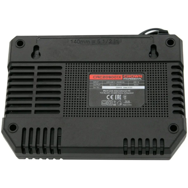 Зарядное устройство CROWN CAC209001X 9А 2 кулера для охлаждения АКБ и ЗУ в Перми