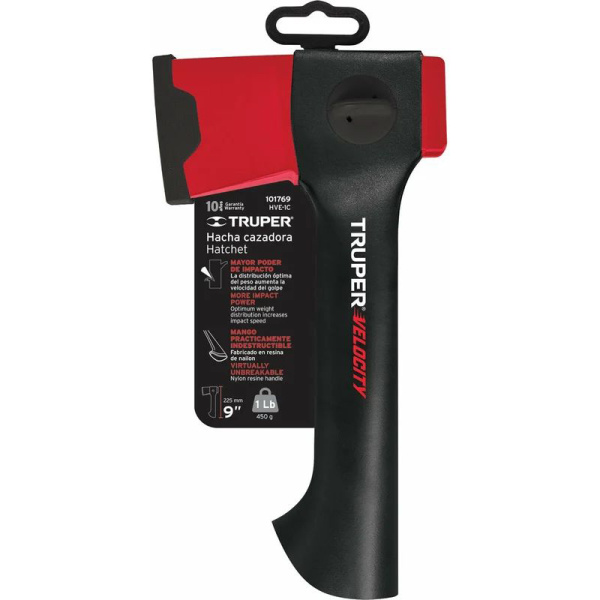 Топор туристический Truper 450гр. 250мм. рукоять из армированного нейлона HVE-1C 101769 в Перми 