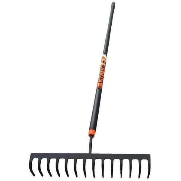 Грабли FINLAND стальные 360х1550 мм, 14 зубьев, алюминиевый черенок 2335 в Перми 