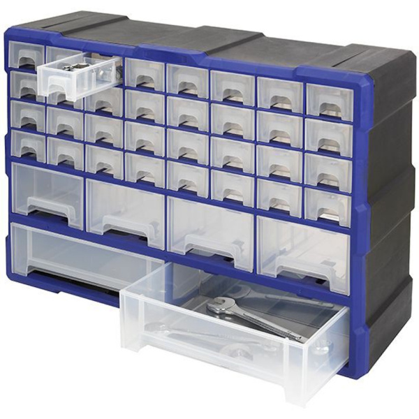 Органайзер пластиковый WORKPRO 38 ящичков WP283009 в Перми