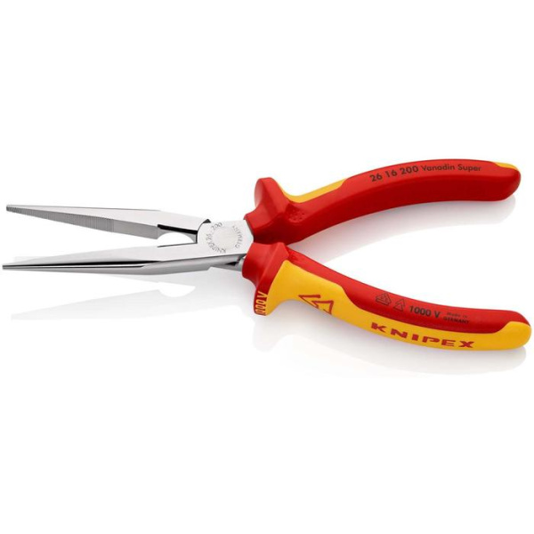 Плоскогубцы VDE KNIPEX АИСТ с режущими кромками 1000В KN-2616200 в Перми 