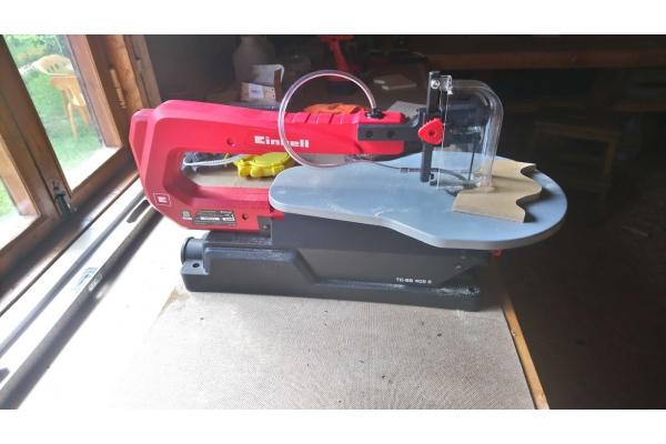 Стационарный лобзик Einhell TC-SS 405 E  4309040 + Набор полотен 5шт (4506200) в Перми