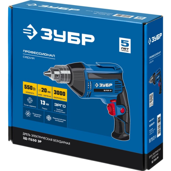 Дрель ЗУБР  ЗД-П550 ЭР в Перми