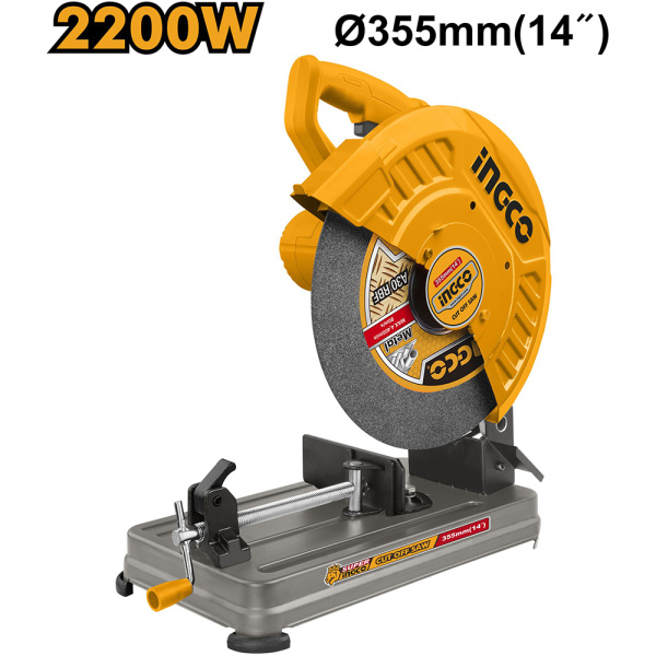 Пила отрезная по металлу 2200 Вт INGCO COS223558 в Перми