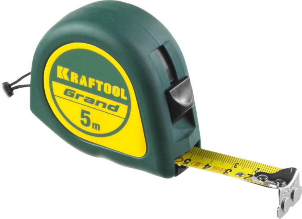 Рулетка KRAFTOOL GRAND 05 метров 19мм.  34022-05-19 в Перми 