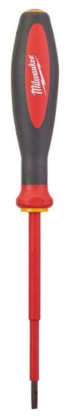 Отвертка Milwaukee  изолированная VDE SL0,6x3,5 x100, шт