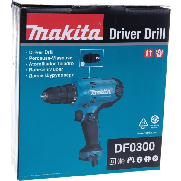 Шуруповерт сетевой Makita DF0300 в Перми