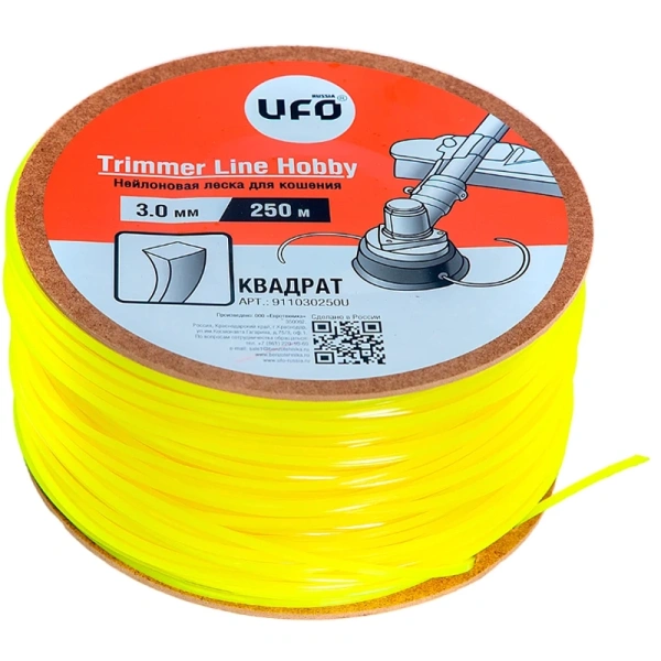 Нейлоновая леска UFO 3.0мм х 250м  912030250U в Перми