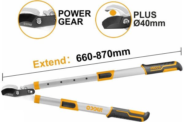 Сучкорез с телескопическими ручками INGCO INDUSTRIAL HLTS7608 в Перми 