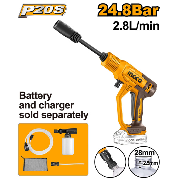 Мойка аккумуляторная INGCO CPWLI2036