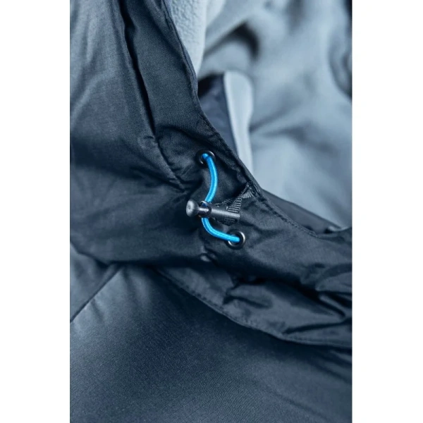 утепленная куртка с капюшоном HOEGERT LEON темно-синяя M/50  HT5B926-M в Перми