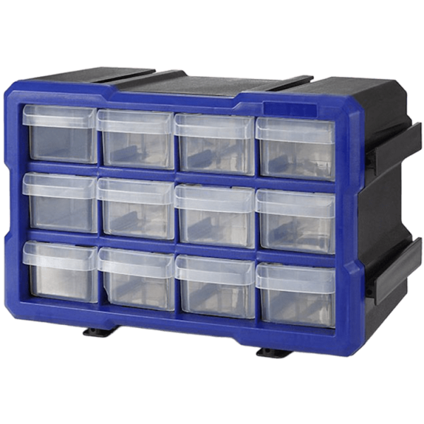 Органайзер пластиковый WORKPRO 12 ящичков WP283014