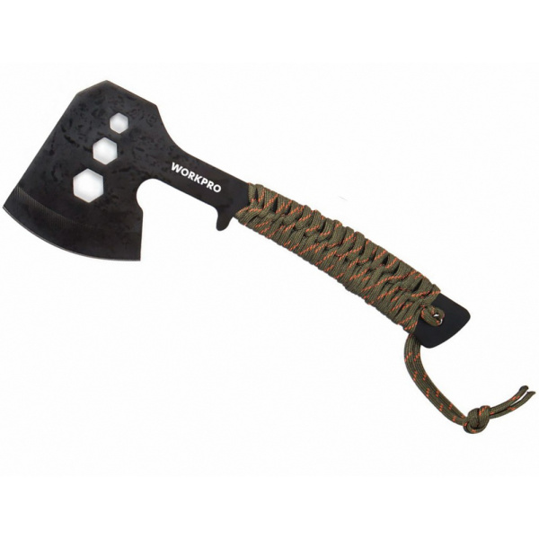 Топор с паракордом "WORKPRO"+ огниво WP383002