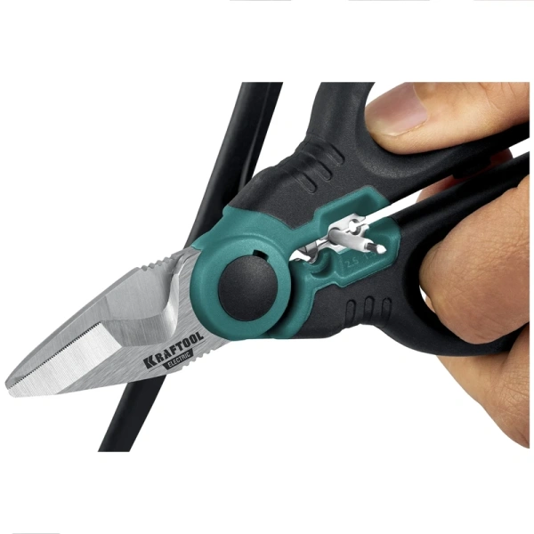 Ножницы электрика KRAFTOOL Electric  4-в-1 160 мм с чехлом  23356 в Перми 