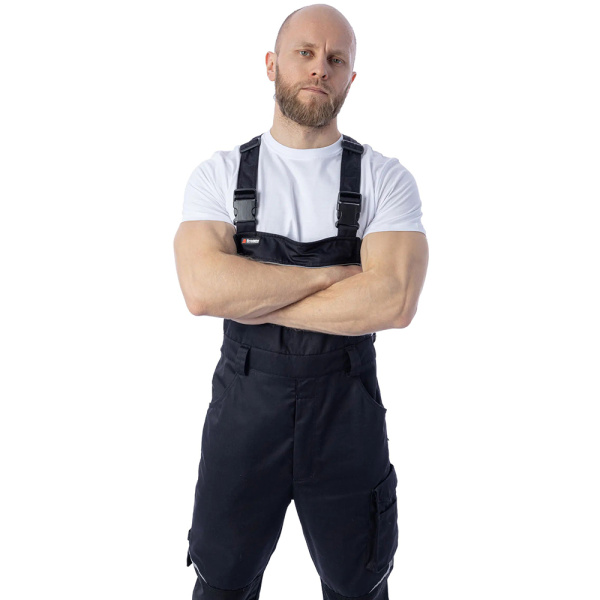 Полукомбинезон Brodeks KS402 черный (XL) КА-00004150-XL в Екатеринбурге